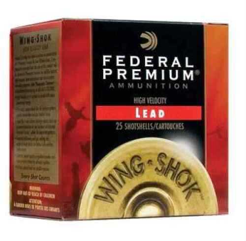 12 Gauge 25 Rounds Ammunition Federal Cartridge 2 3/4" 1 1/8 oz Lead #4